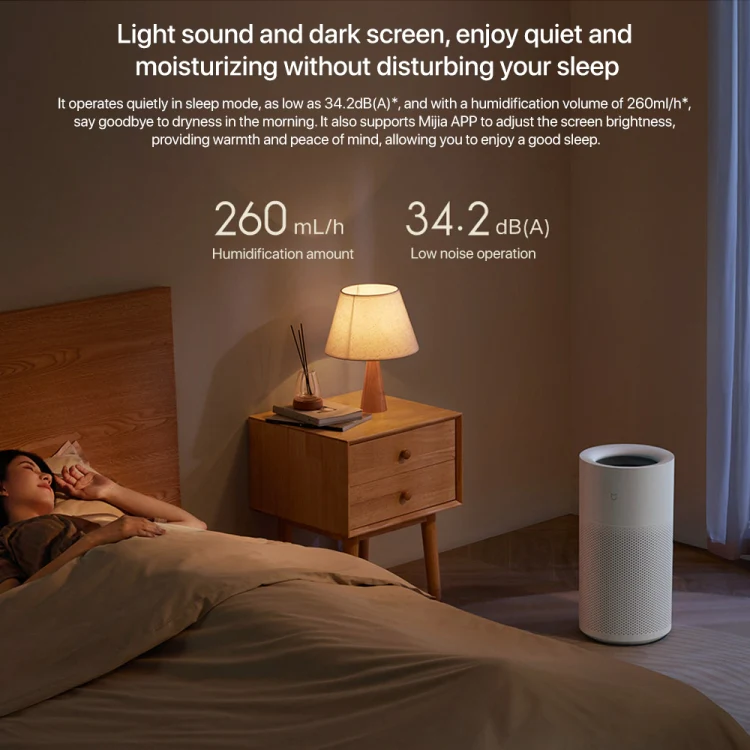 Xiaomi Mijia Pure Smart Fog-Free Humidifier 2, Specification:US Plug(White) - Image 7