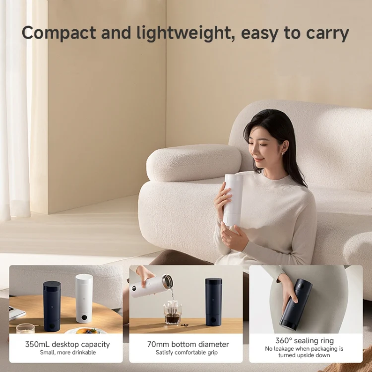 Xiaomi Mijia Smart Portable Electric Heating Cup 2(White) - Image 3