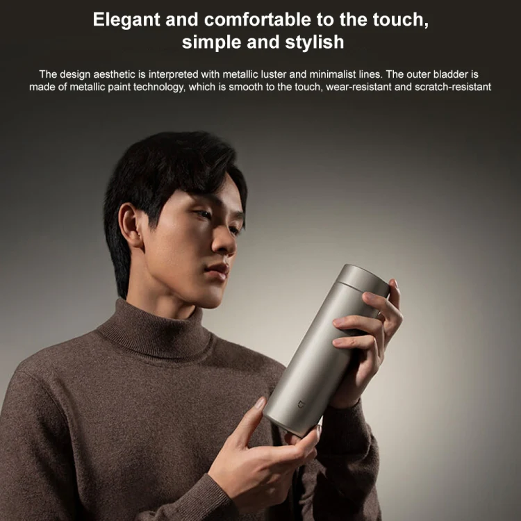 Xiaomi Mijia Ti 2 Pure Titanium Thermos Cup 480mL(Dark Grey) - Image 6
