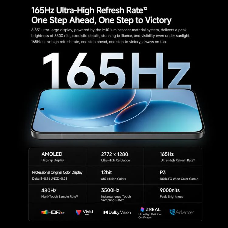 Xiaomi Redmi K90 Ultra, 12GB+256GB, 6.83 inch Xiaomi HyperOS 3 Snapdragon 8 Elite Octa Core, NFC, Network: 5G (Black) - Image 10