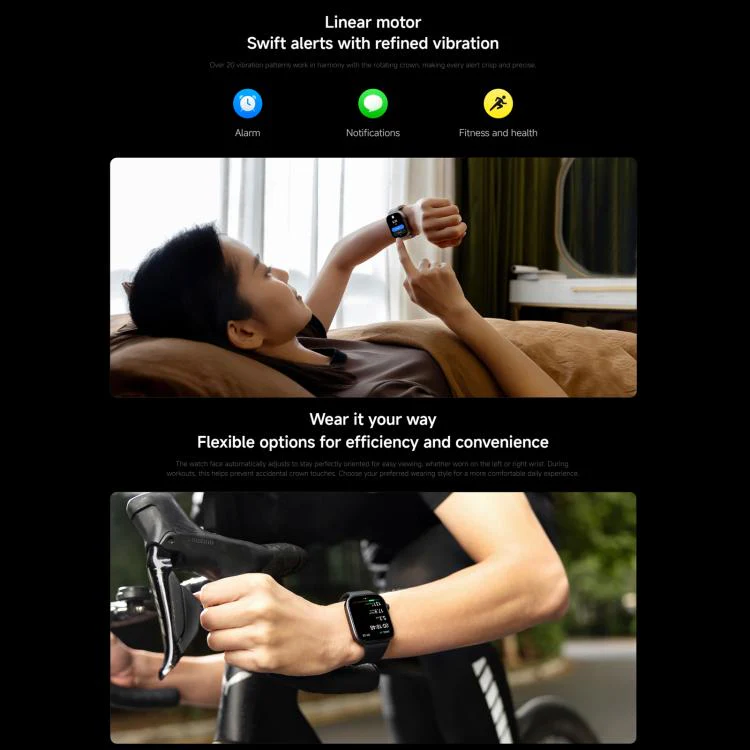 Xiaomi Redmi Watch 6, 2.07 inch AMOLED Screen 5ATM Waterproof, Support Heart Rate / Blood Oxygen Monitor(Black) - Image 8