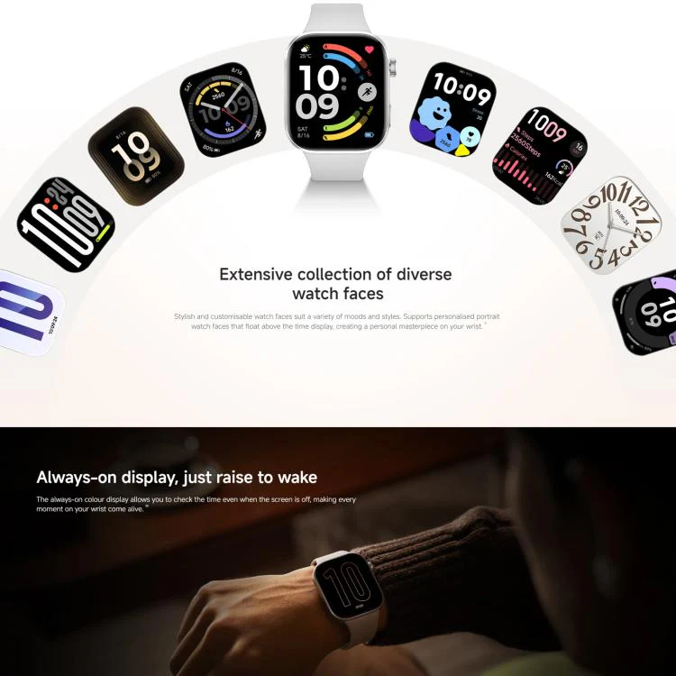 Xiaomi Redmi Watch 6, 2.07 inch AMOLED Screen 5ATM Waterproof, Support Heart Rate / Blood Oxygen Monitor(Silver) - Image 5