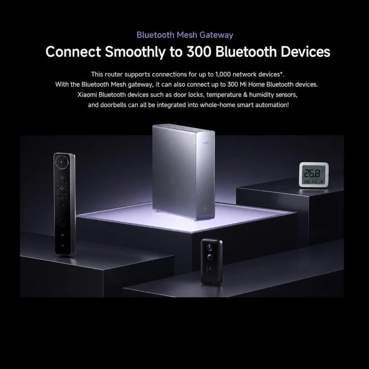 Xiaomi Router BE10000 Pro WiFi 7 AI Hub 10GE x 2, 2.5G x 4, US Plug(Tarnish) - Image 14