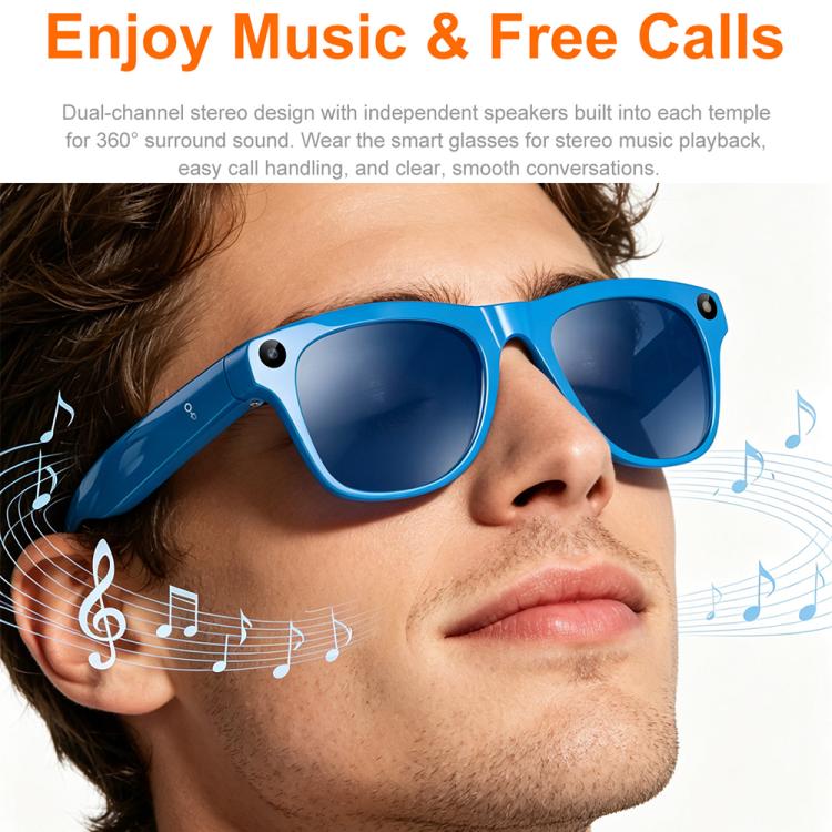 XK One Pro Smart AI Translation Glasses with 8MP HD Camera, Video Recording, WiFi Transmission, Al Smart Voice Assistant(Black Frame+3 Pairs of Lenses) - Image 10