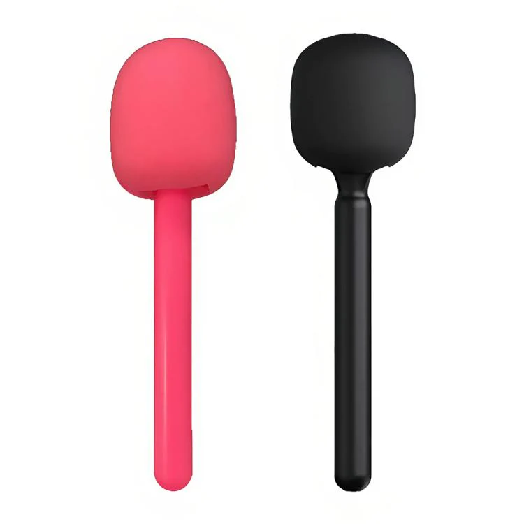 XWJ70 Portable Wireless Microphone Boom Professional Interview Recording Microphone Handheld Stick(Pink) - Image 3