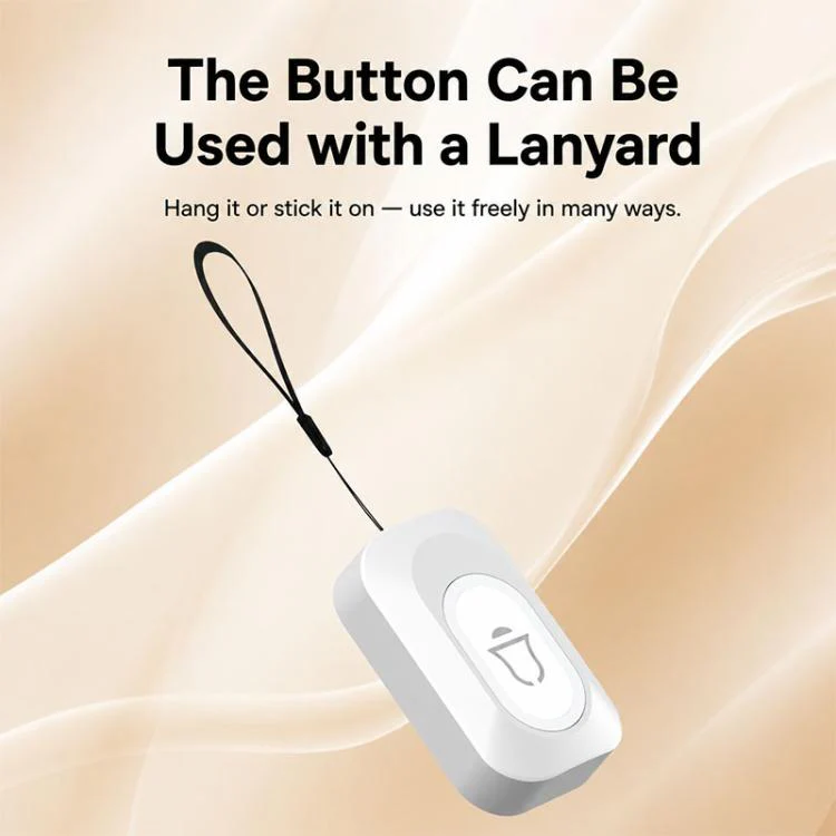 XY-809 Smart Waterproof Home Wireless Doorbell Elderly Wireless Elderly and Patients Emergency Call Button Doorbell, Power Plug:EU Plug(Black) - Image 9