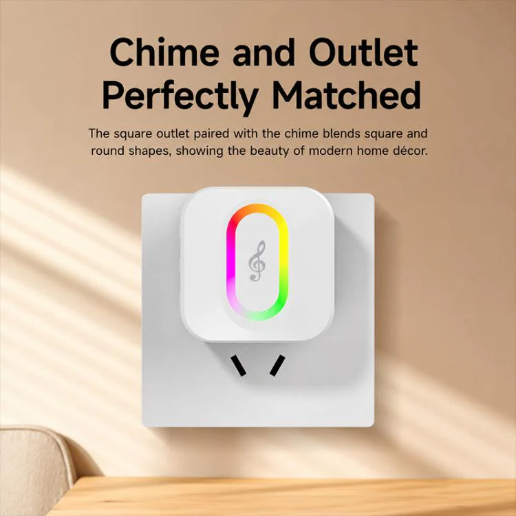 XY-809 Smart Waterproof Home Wireless Doorbell Elderly Wireless Elderly and Patients Emergency Call Button Doorbell, Power Plug:EU Plug(White) - Image 12