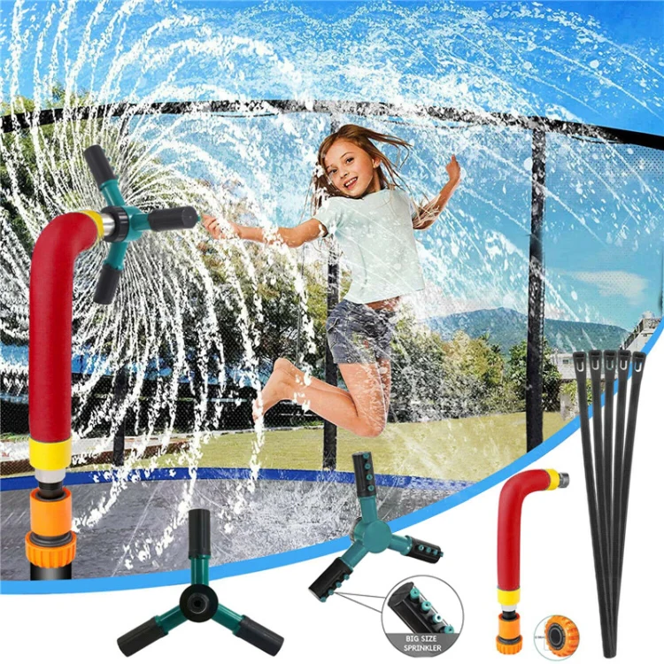 XZSSQ01 Gardening Supplies Garden Trampoline Rotating Sprinkler, Colour: Red Big - Image 4