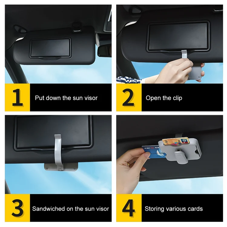 Y-905 Multi-functional Car Insert Card Clips - Image 11