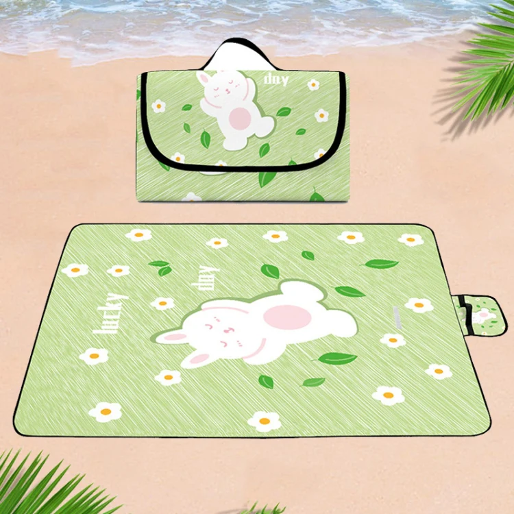 Y006 Outdoor Portable Oxford Cloth Picnic Mat Waterproof Moisture-proof Picnic Cloth(2x2m) - Image 6