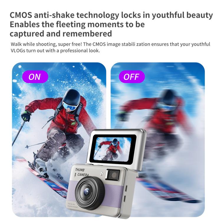 Y11 Macaron Dual-Color CCD 16X Zoom Mini Digital Camera for Kids with 180 Degree Flip Selfie Screen(Leather Saddle Brown) - Image 10
