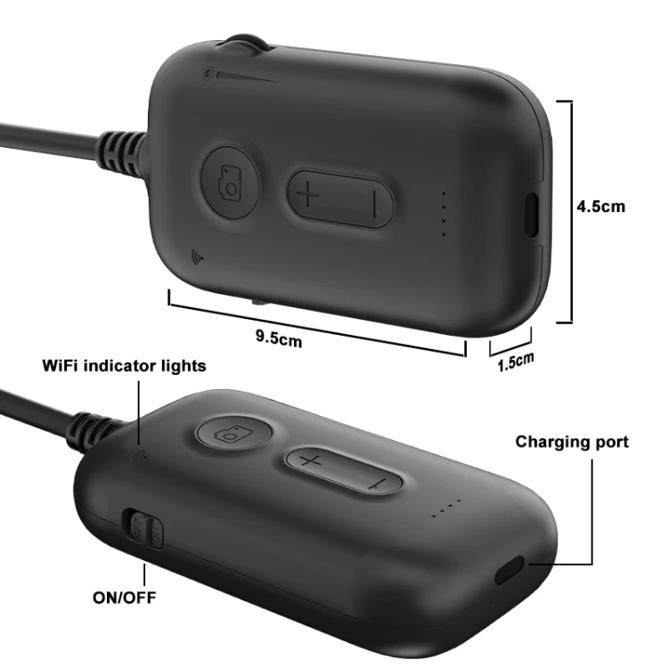 Y15 7.9mm Dual Camera WiFi Connected Hard Cable HD Industrial Endoscope, Length:2m(Black) - Image 10