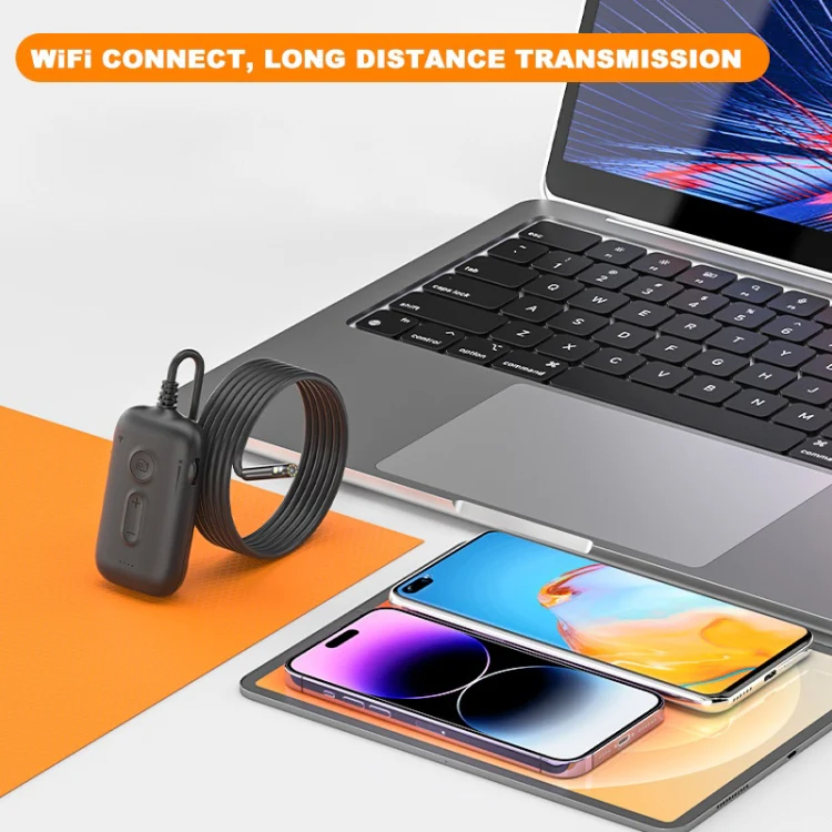 Y15 7.9mm Dual Camera WiFi Connected Hard Cable HD Industrial Endoscope, Length:2m(Black) - Image 2