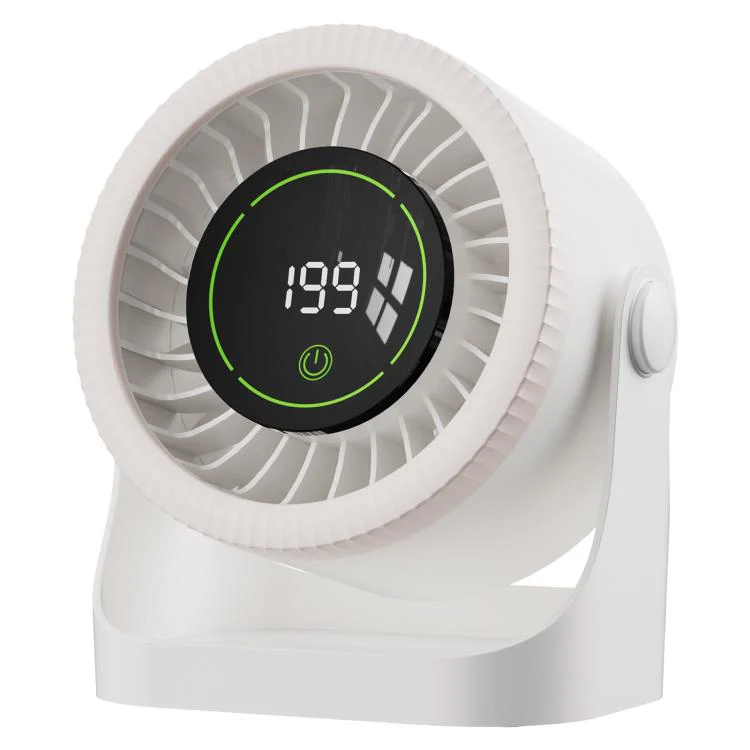 Y26 Dual-Duct Desktop Circulating Fan with Digital Display(White) - Image 2