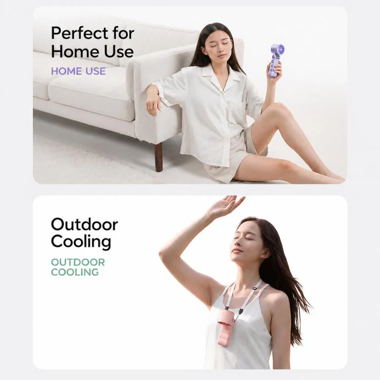 Y28 High Speed Quiet Foldable Handheld Cooling Fan(Green White) - Image 18