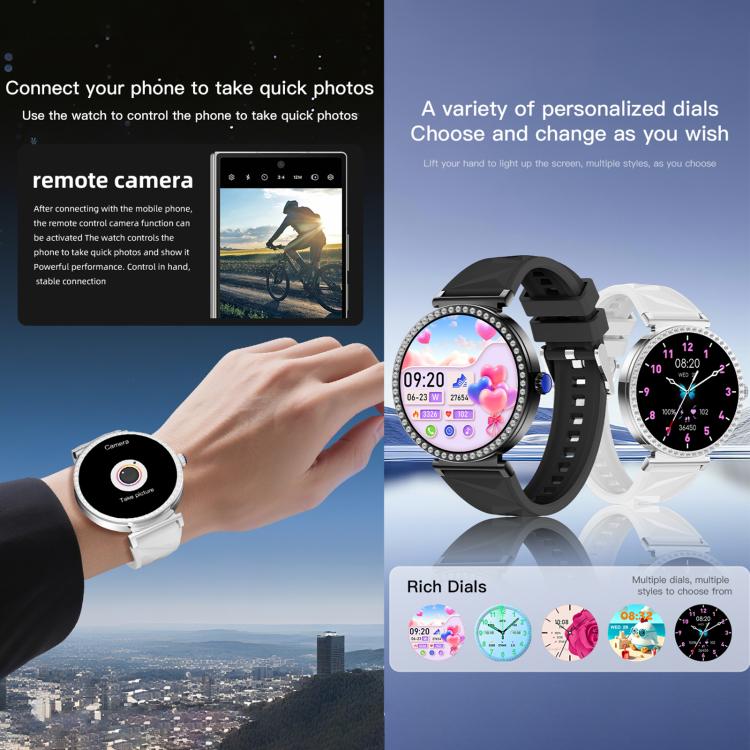 Y31 / S16 1.27 inch Smart Watch with Bluetooth Call, Heart Rate Monitor, Blood Oxygen, Sports Modes, GPS Altimeter, Fitness Tracker(Silver) - Image 11