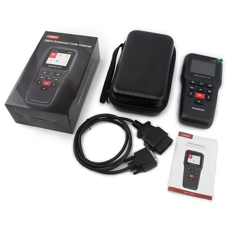 YAWOA YA401 Car Engine Fault Diagnostic Instrument OBD2 Car Fault Reading Card Battery Detector - Image 11
