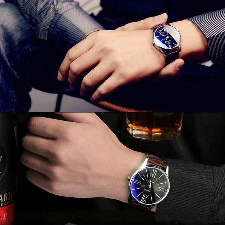 YAZOLE 315 Simple Large Dial Waterproof Sports Quartz Watch(White+Black) - Image 7