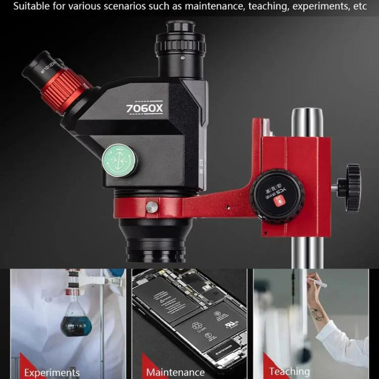 YCS 7060X With Base Model 0.5X Microscope Smartphone Motherboard Chip Repair Tool - Image 3