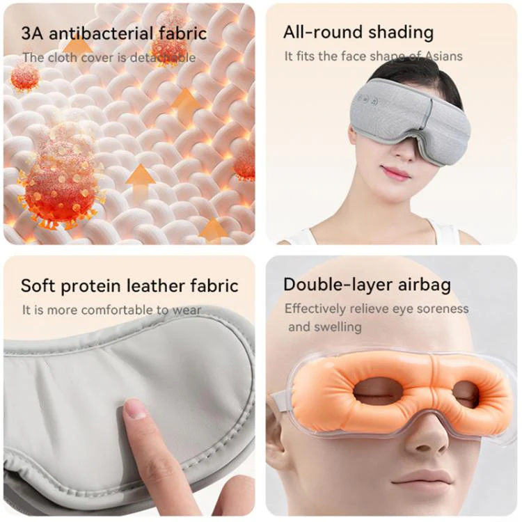 YD-790 Constant-Temperature Heat Compress Eye Massager(Grey) - Image 3