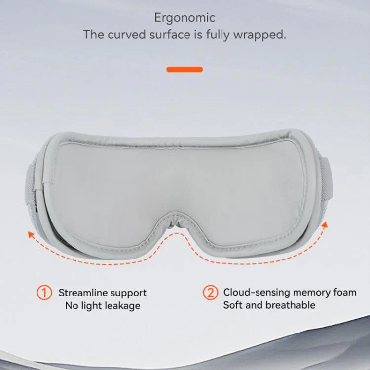 YD-790 Constant-Temperature Heat Compress Eye Massager(Grey) - Image 5