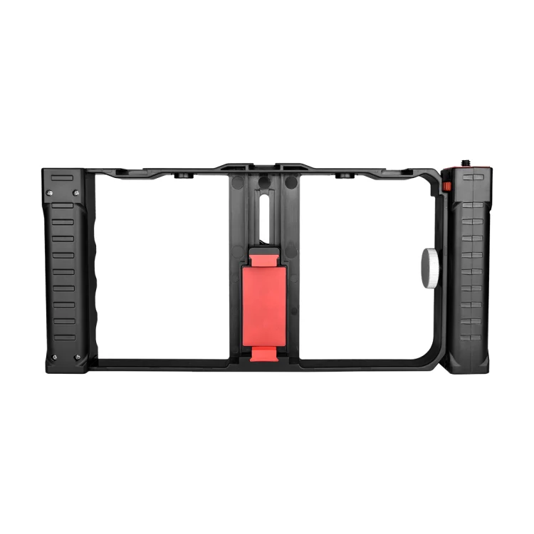 YELANGU PC02A Vlogging Live Broadcast Plastic Cage Video Rig Filmmaking Stabilizer Bracket for iPhone, Galaxy, Huawei, Xiaomi, HTC, LG, Google, and Other Smartphones(Black) - Image 4