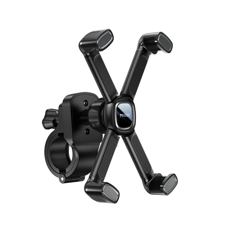 Yesido C191 4-axis Support Bicycle Handle Phone Holder(Black)