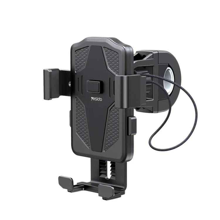 Yesido C94 Bicycle / Motorcycle Elastic Clip Phone Navigation Bracket(Black)