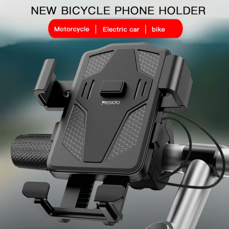 Yesido C94 Bicycle / Motorcycle Elastic Clip Phone Navigation Bracket(Black) - Image 2