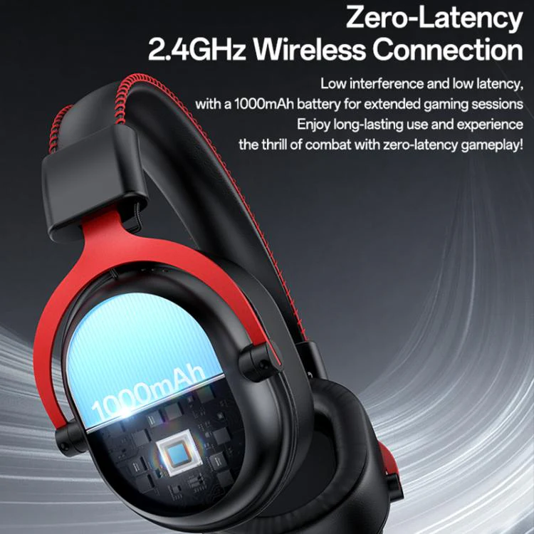 Yesido EK07 Three-mode E-sports Gaming RGB Headset, Color:Black - Image 7