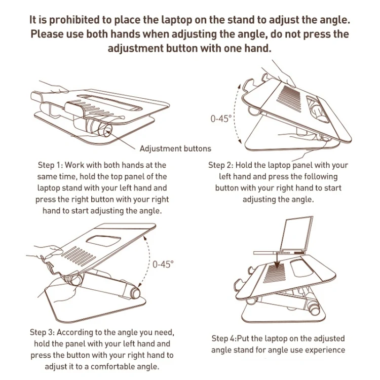 Yesido LP06 Foldable Laptop Swivel Stand(Silver) - Image 11