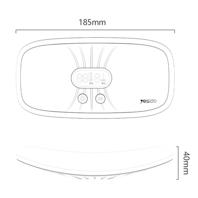 Yesido MG28 Massage & Heating Uterus Belt(White) - Image 12