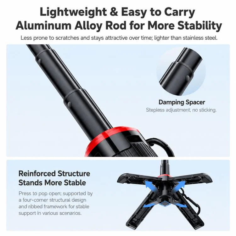Yesido SF36 Telescopic Mini Clip Handheld Selfie Stick(Black) - Image 10