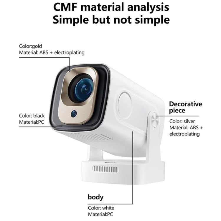 Yesido TV16 1080P Auto Focus Bluetooth 5.4 Smart Projector, Plug Type:US Plug(White) - Image 11