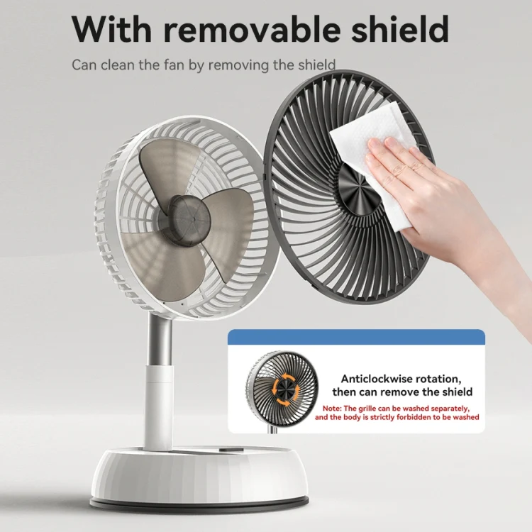 Yesido YF11 Foldable Telescopic Floor Fan(White) - Image 11