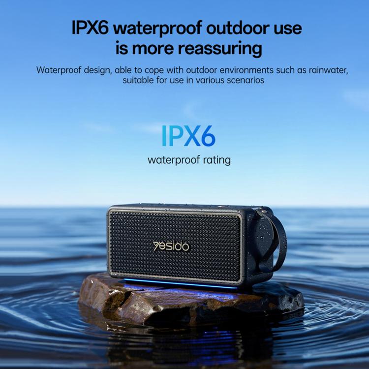Yesido YSW48 65W High Power Portable Bluetooth Speaker(Black) - Image 7