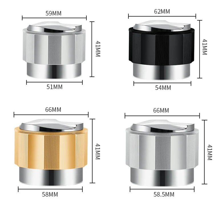 YK33258 Stainless Steel Double-Ended Coffee Cloth Dispenser, Size: 51mm(Silver Multilateral Type) - Image 3