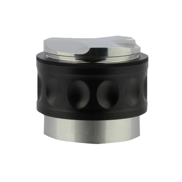 YK33258 Stainless Steel Double-Ended Coffee Cloth Dispenser, Size: 58.5mm(Black Finger Buckle Type)