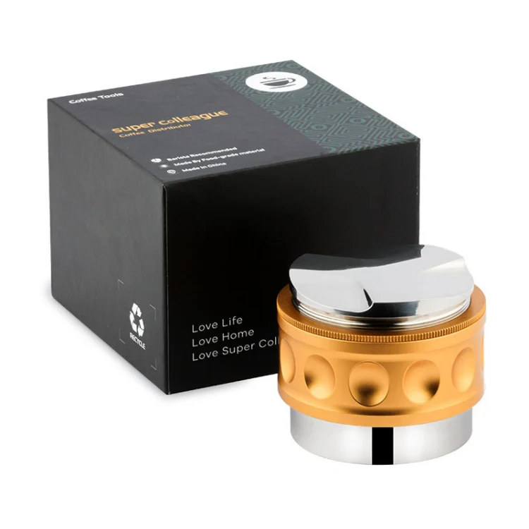 YK33258 Stainless Steel Double-Ended Coffee Cloth Dispenser, Size: 58.5mm(Golden Multilateral Type) - Image 4