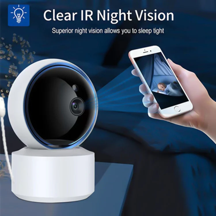 YT50 3MP Smart WIFI PTZ Camera Baby Monitor, Plug:AU Plug - Image 7