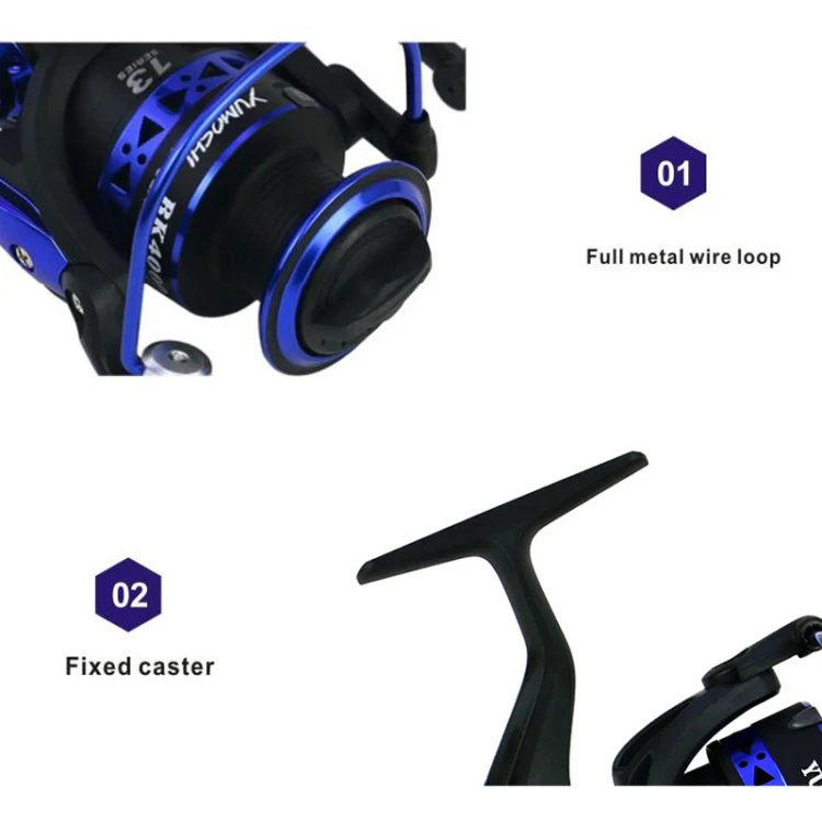 YUMOSHI BK7000 Fishing Reel Spinning Strong Metal Spool High Speed Sea Fish Reel - Image 6