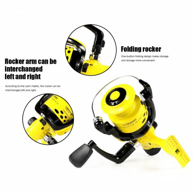 YUMOSHI CTR3000 Casting Rod Spinning Wheel Plastic Head Fishing Line Reel - Image 7