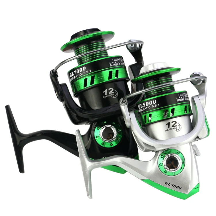 YUMOSHI GL Series Fishing Lines Spinning Reel, Specification: GL1000 Silver - Image 2