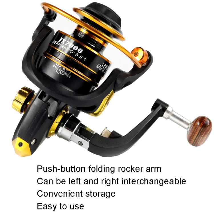 YUMOSHI JX5000 Metal Spinning Fishing Reel - Image 6