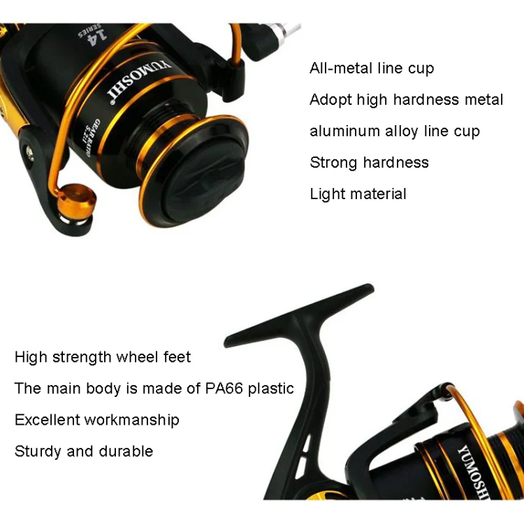 YUMOSHI JX5000 Metal Spinning Fishing Reel - Image 8