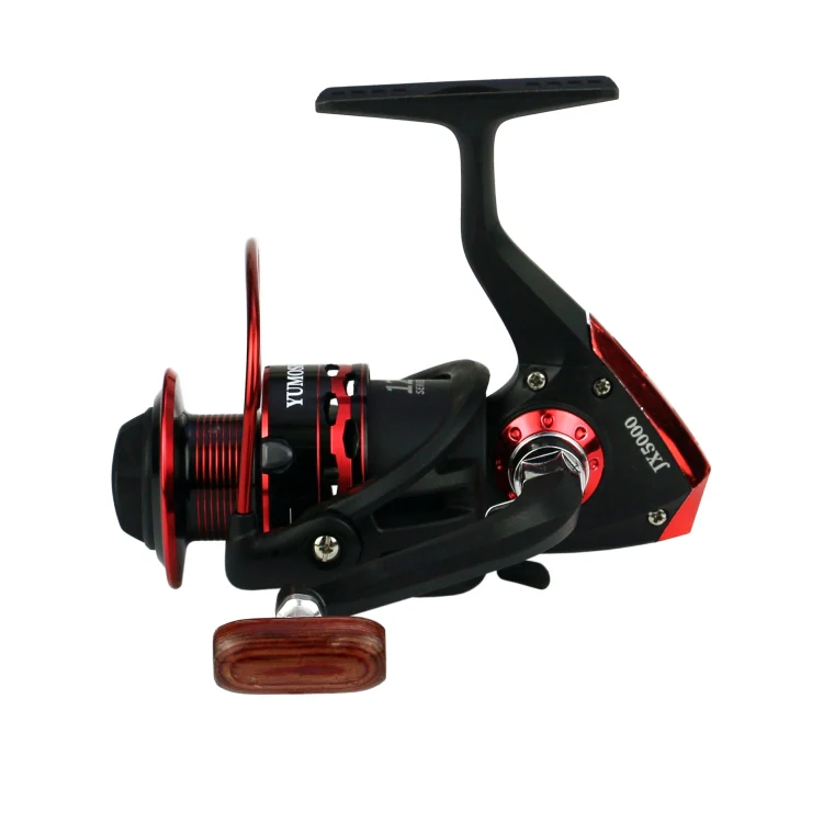 YUMOSHI JX5000 Wooden Handlebar Metal Head Fishing Reel Spinning Wheel - Image 3