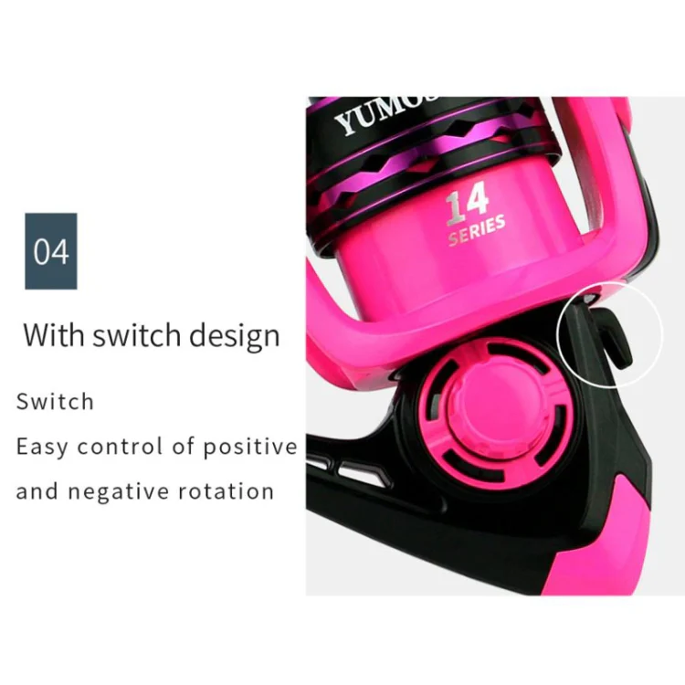 YUMOSHI OE2000 Spinning Wheel Metal Wire Cup Fishing Wheel - Image 9