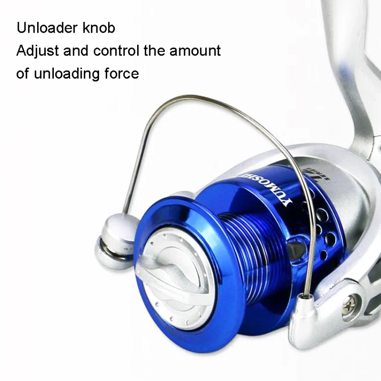 YUMOSHI SA Series Spinning Reel Plastic Head Fishing Reel Fishing Rod Reel, Specification: SA2000 - Image 6