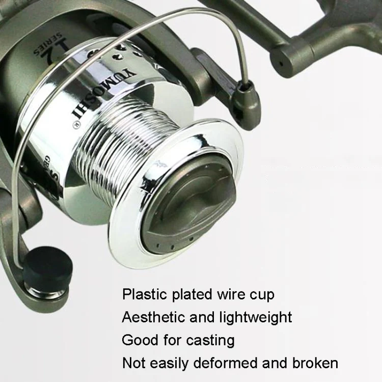 YUMOSHI SC4000 Plastic Plating Head Fishing Line Wheel Loyal Casting Reel - Image 7