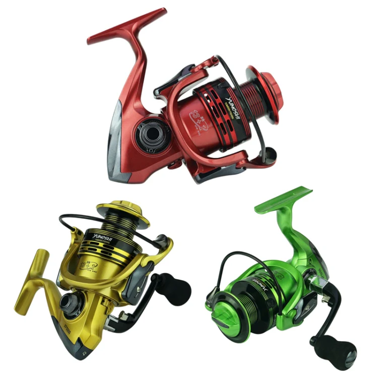 YUMOSHI XF5000 Full Metal Swing Arm Metal Head Fishing Reel(Gold) - Image 2